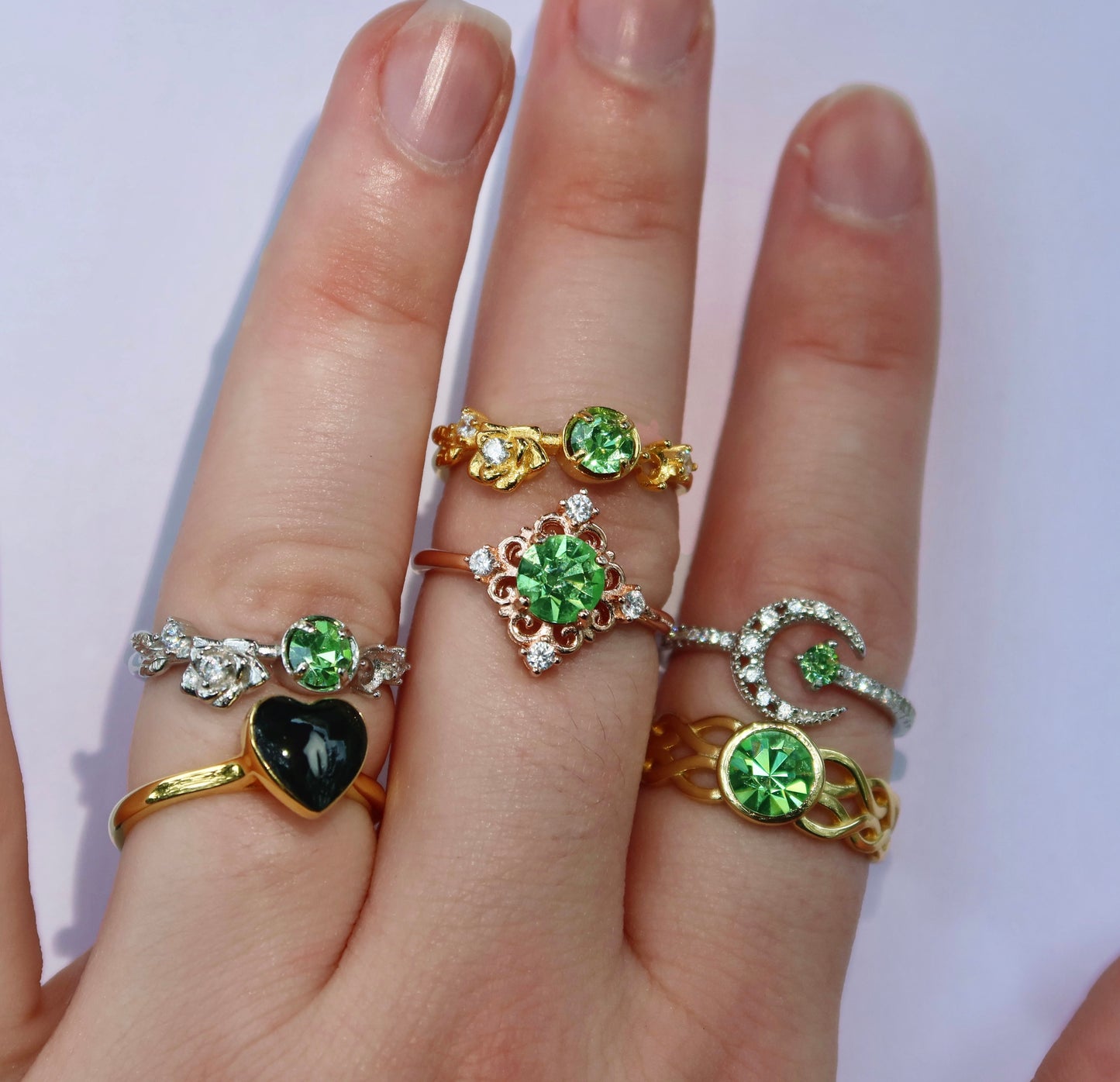 Uranium Glass Ring