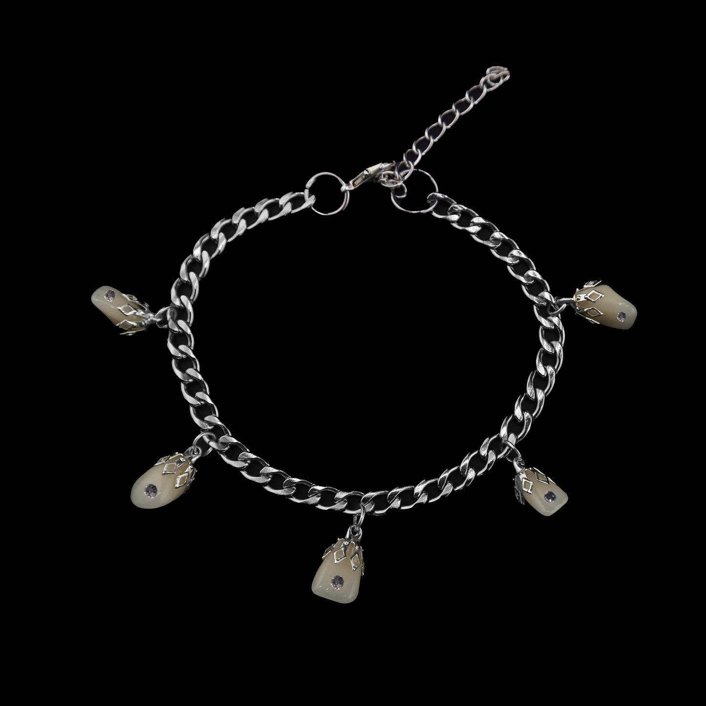 Snaggle Tooth Charm Bracelet