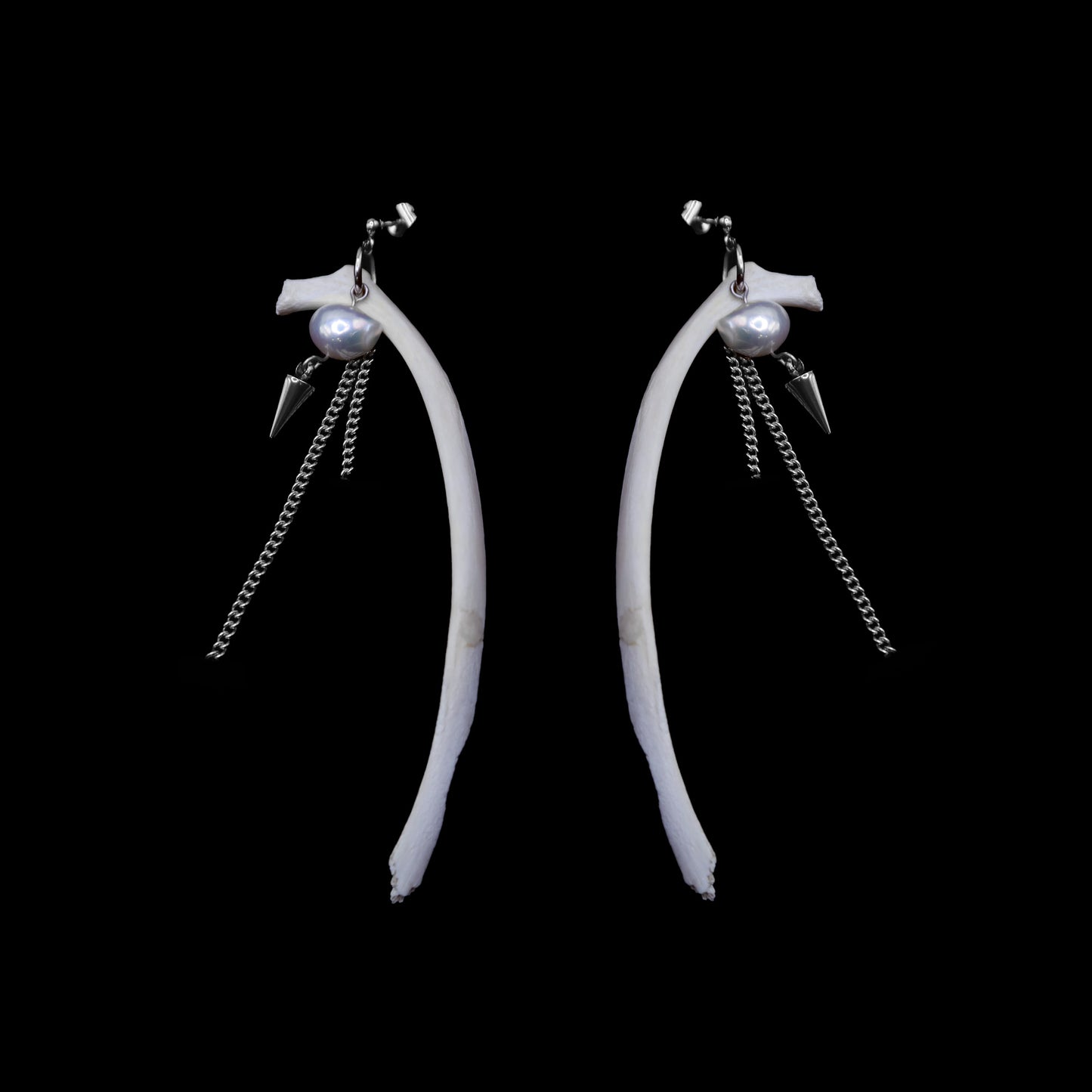 Rib Bone Earrings