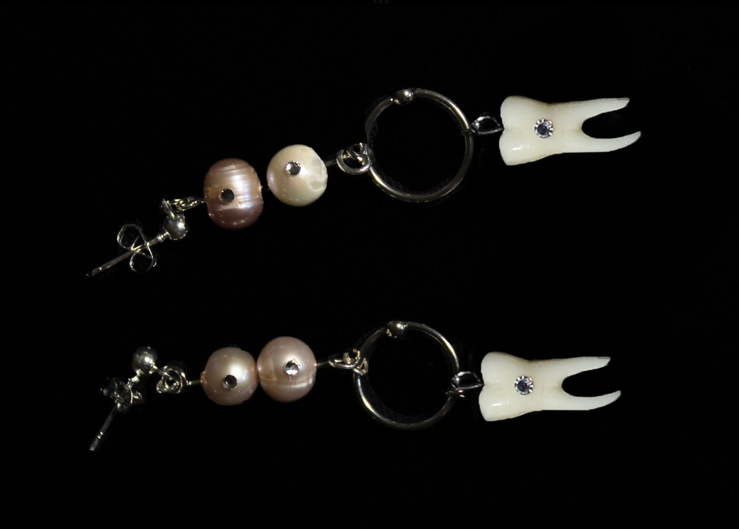 You Should Smile More Pearl Earrings