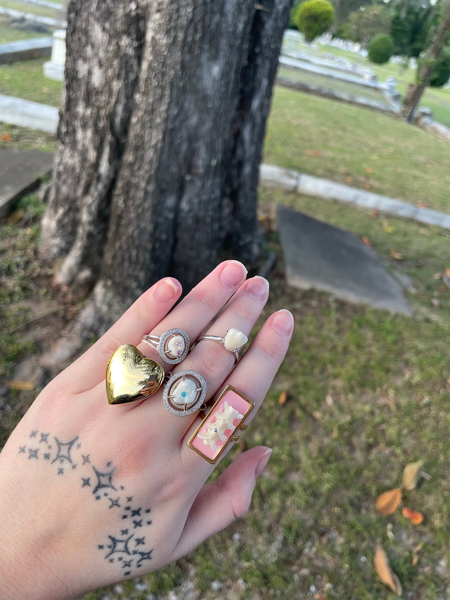 Loose Tooth Locket Ring