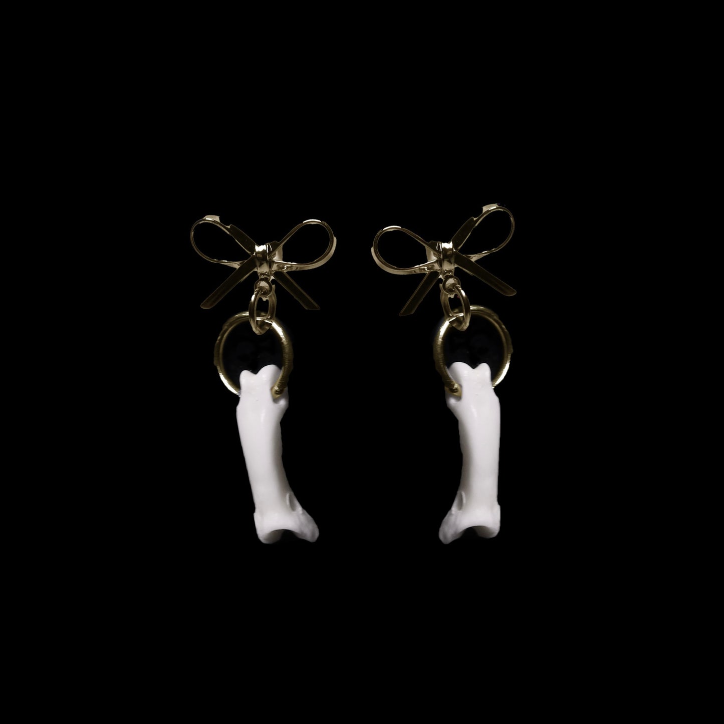 Cutesie Tootsies Toe Bone Earrings