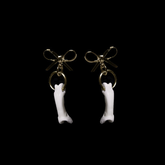 Cutesie Tootsies Toe Bone Earrings