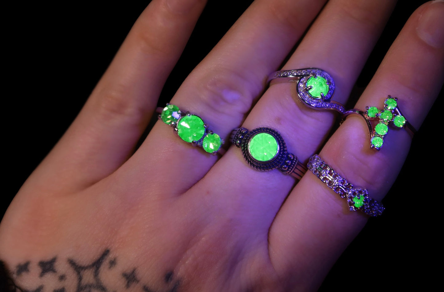 Uranium Glass Ring