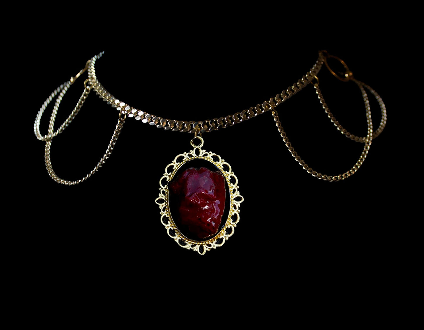 Rotten Hearted Chain Choker