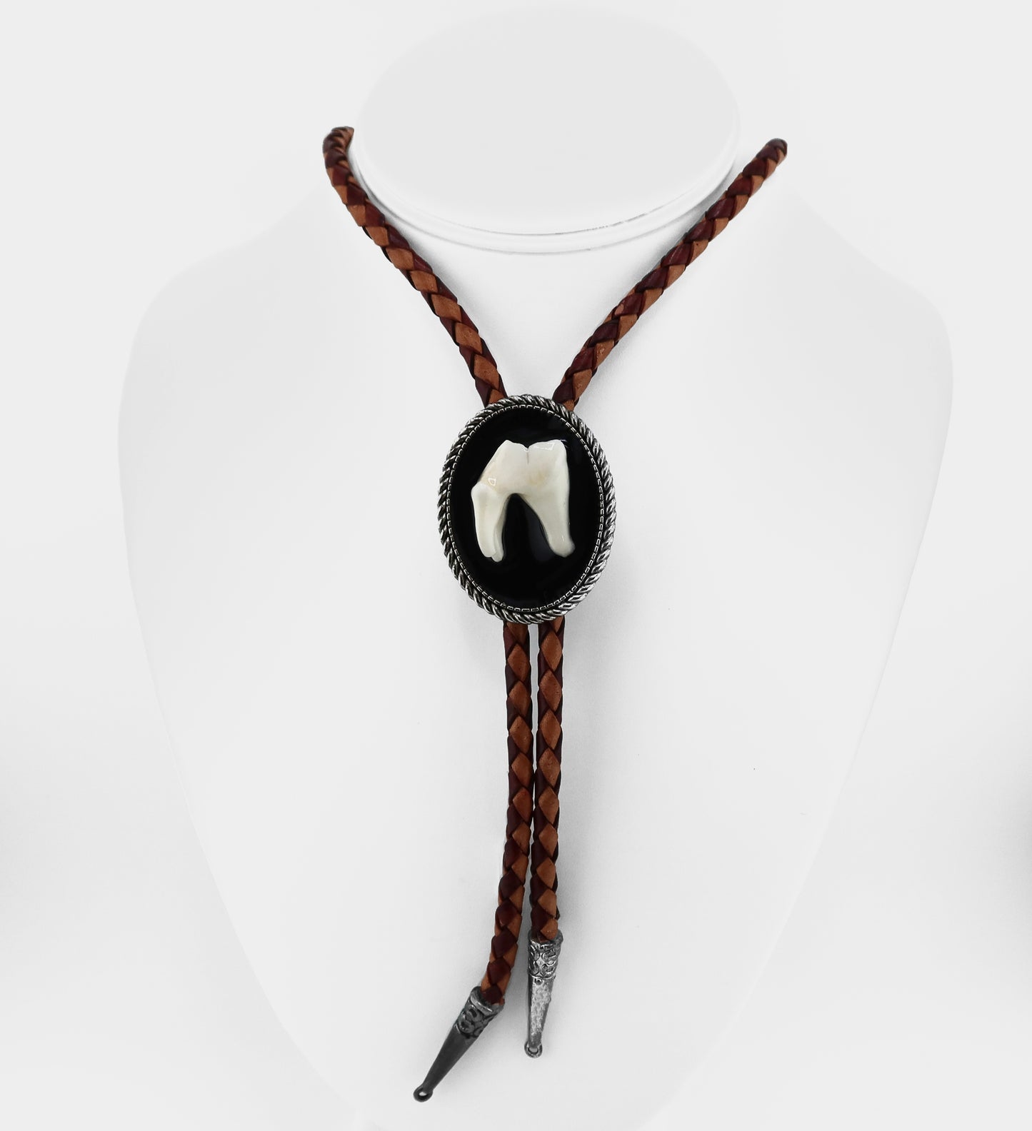 Bone Coyote Molar Bolo Ties