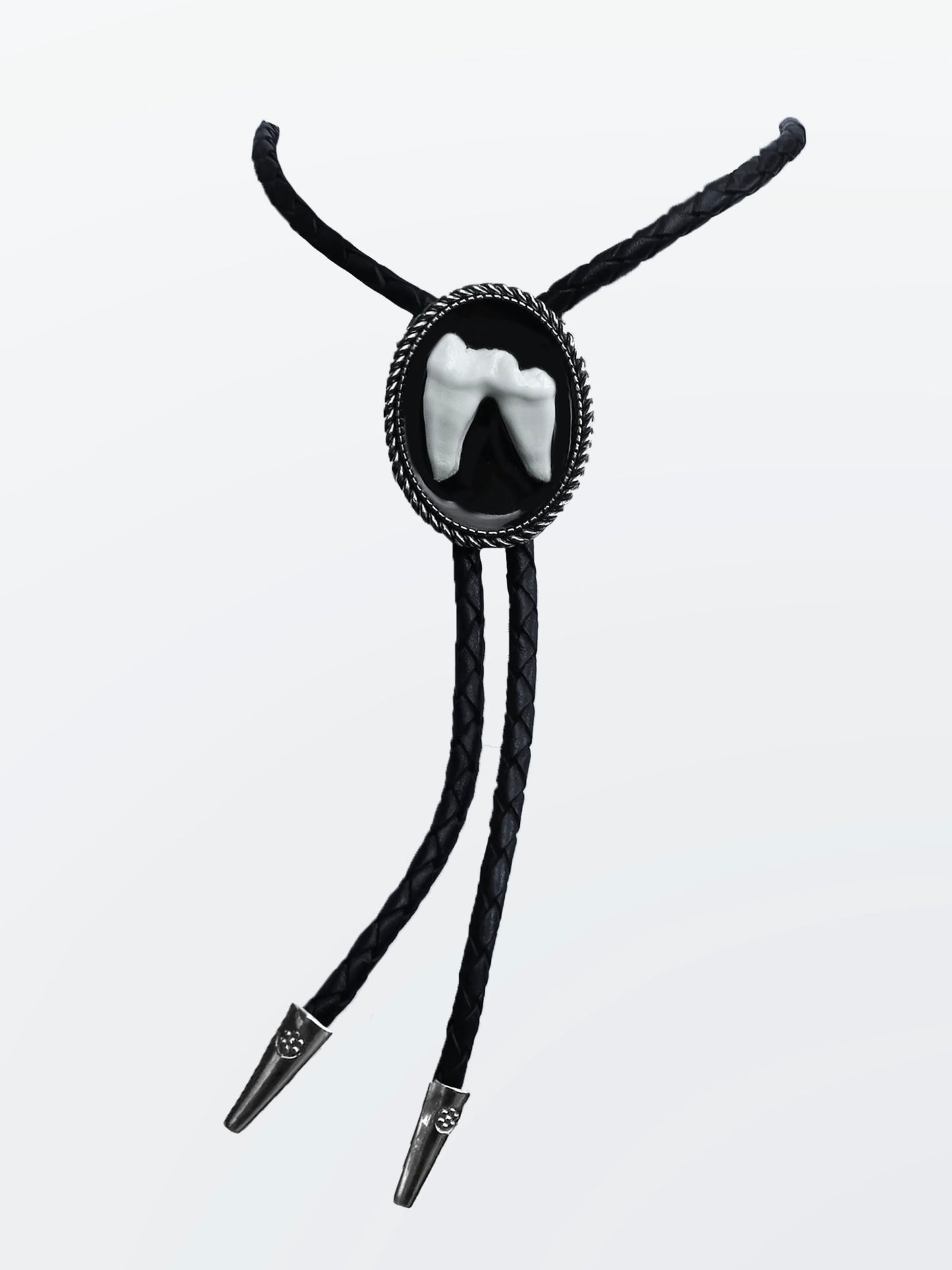 Bone Coyote Molar Bolo Ties