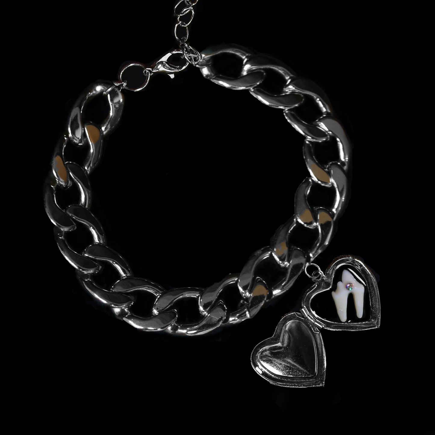 Loose Tooth Locket Bracelet