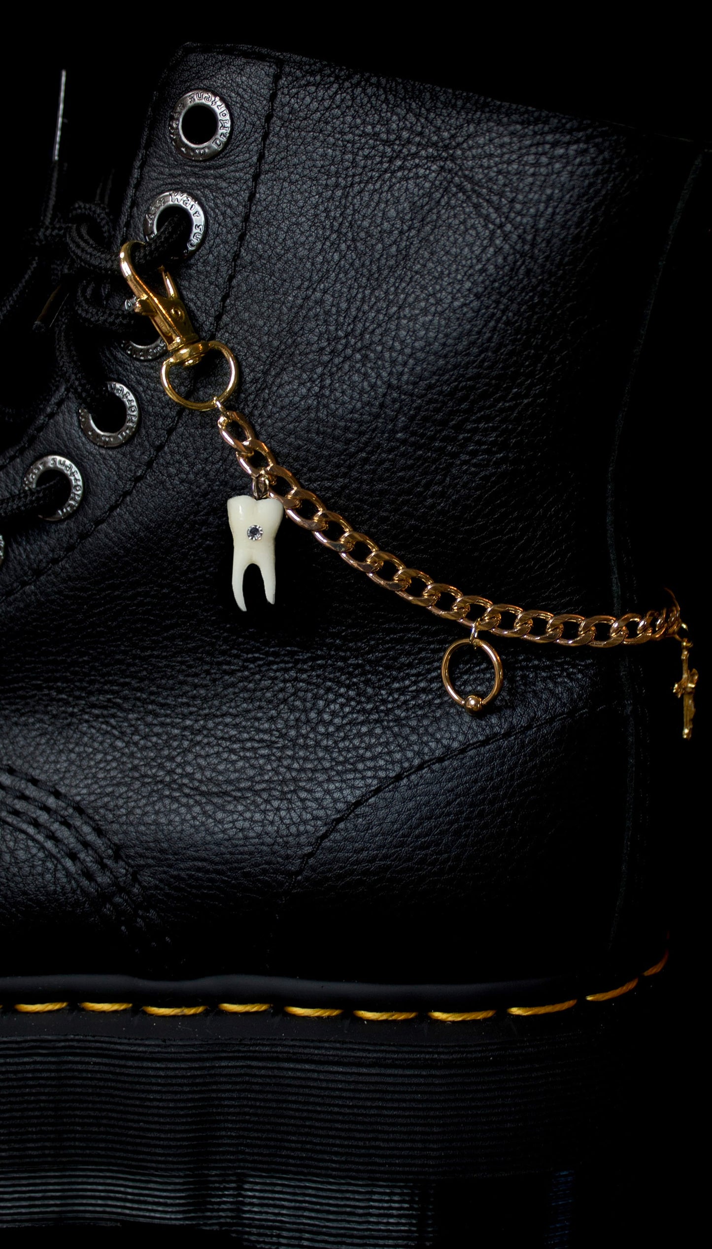 Snaggle Tooth Shoe Chain for Dr. Martens or Combat Boots