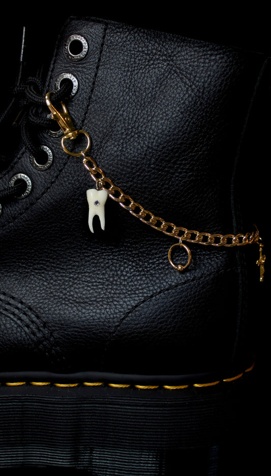 Snaggle Tooth Shoe Chain for Dr. Martens or Combat Boots
