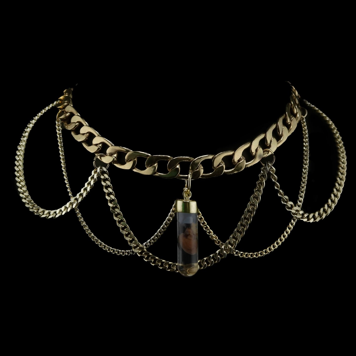 Eat Ur Heart Out Preserved Mouse Heart Choker