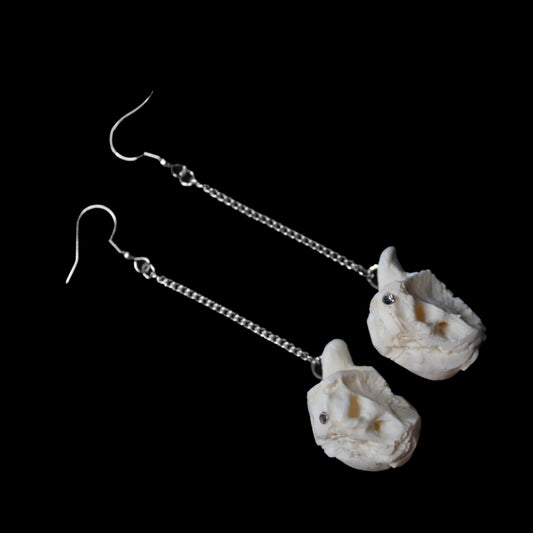 Can’t Hear U Beaver Eardrum Earrings