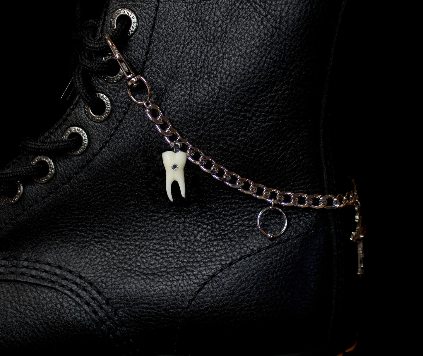 Snaggle Tooth Shoe Chain for Dr. Martens or Combat Boots