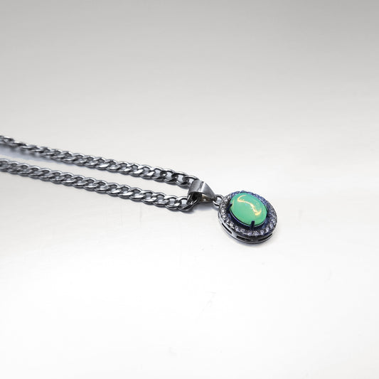 Uranium Glass Necklace