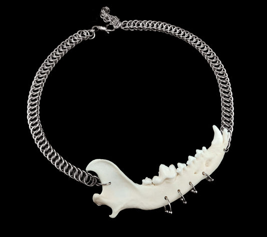 Jaw Breaker Chainmail Choker