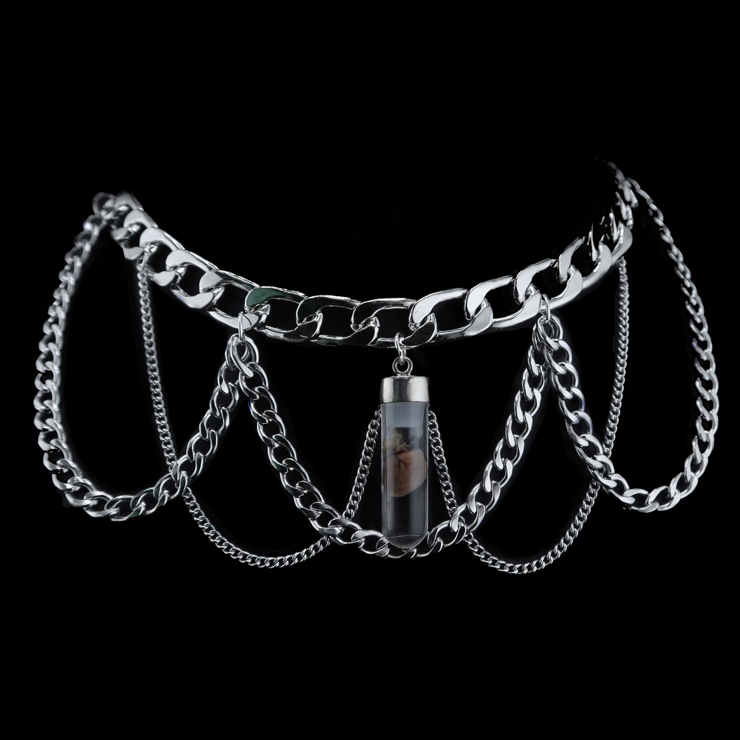 Eat Ur Heart Out Preserved Mouse Heart Choker