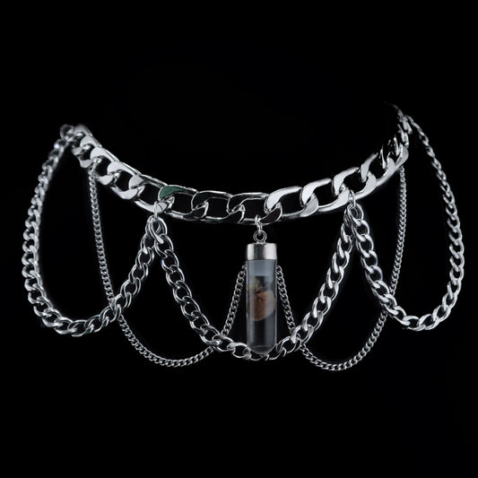 Eat Ur Heart Out Preserved Mouse Heart Choker