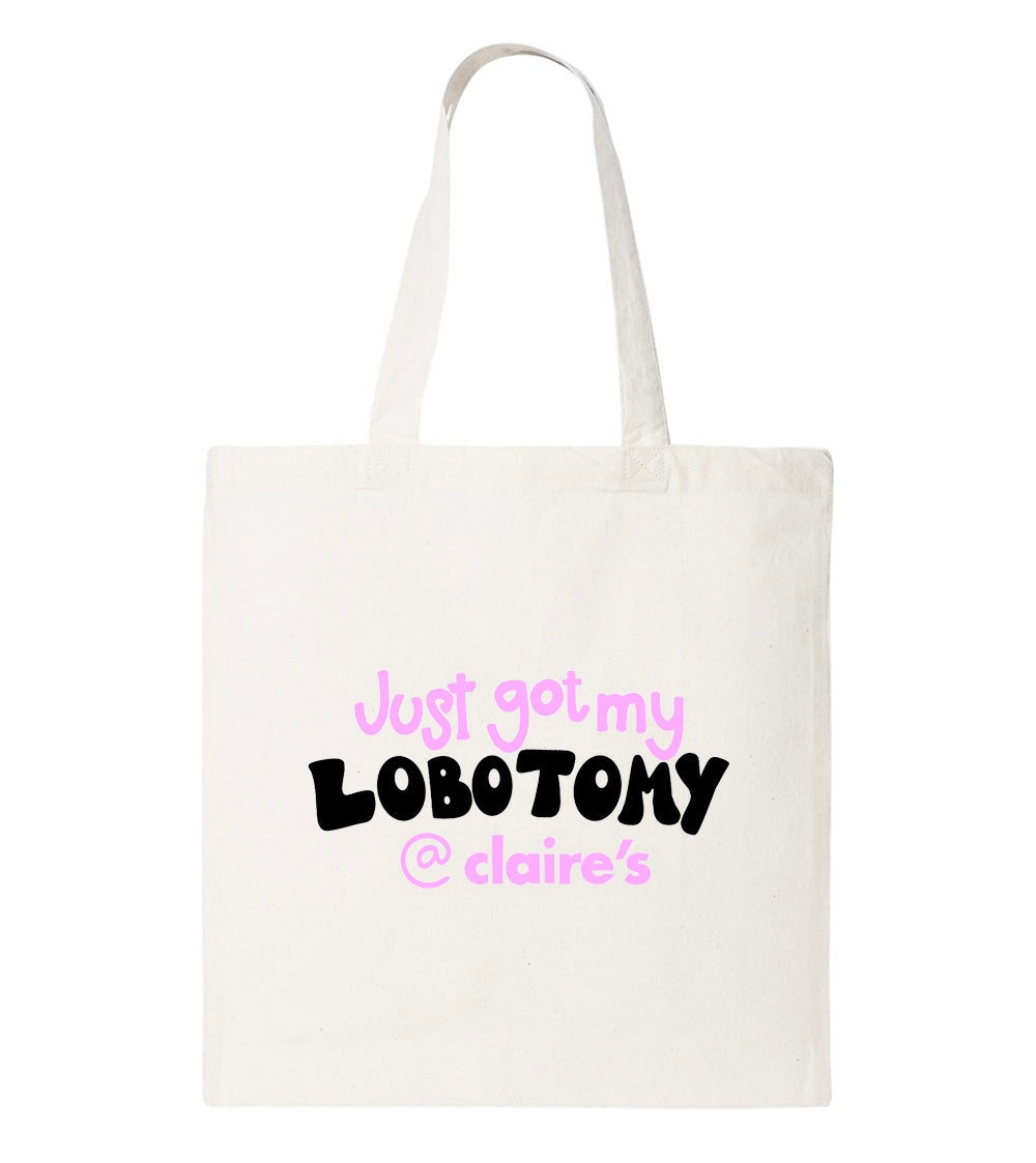 Lobotomy Tote Bag