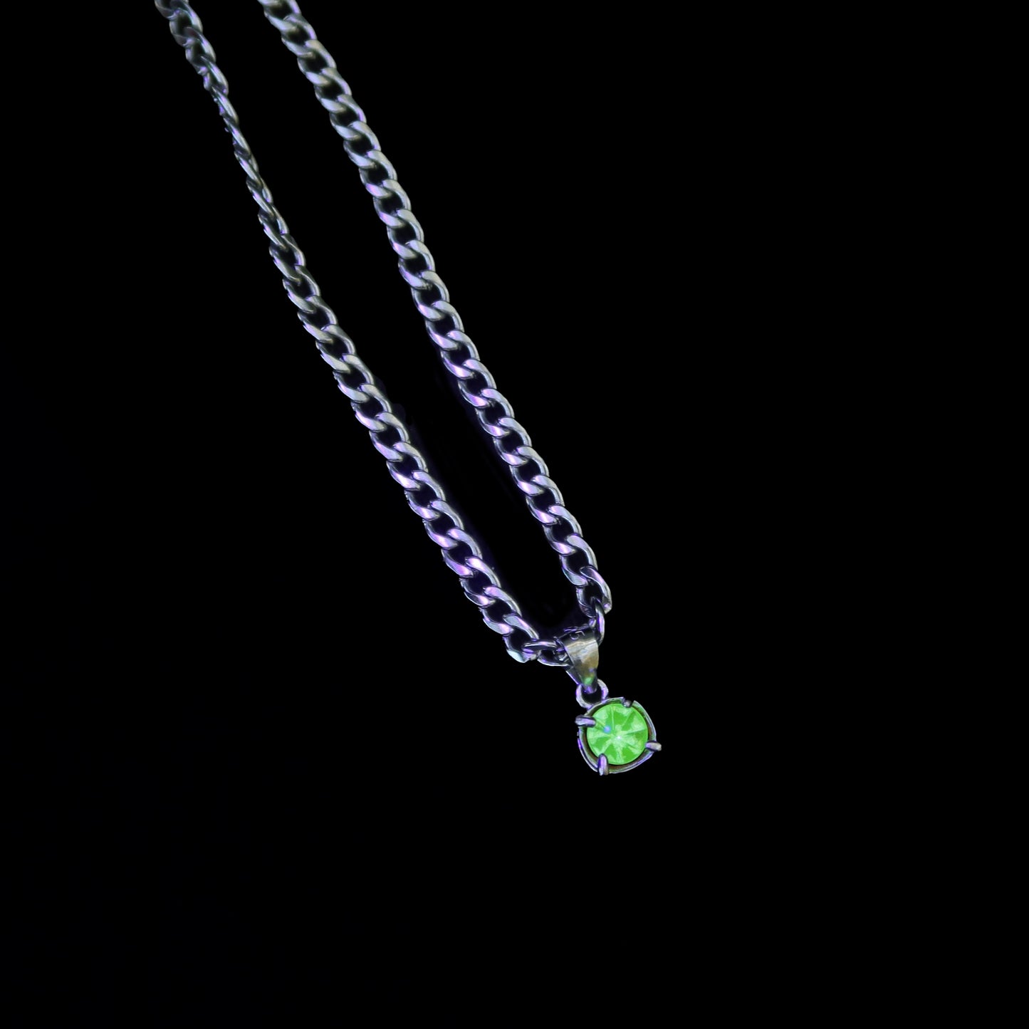 Uranium Glass Necklace