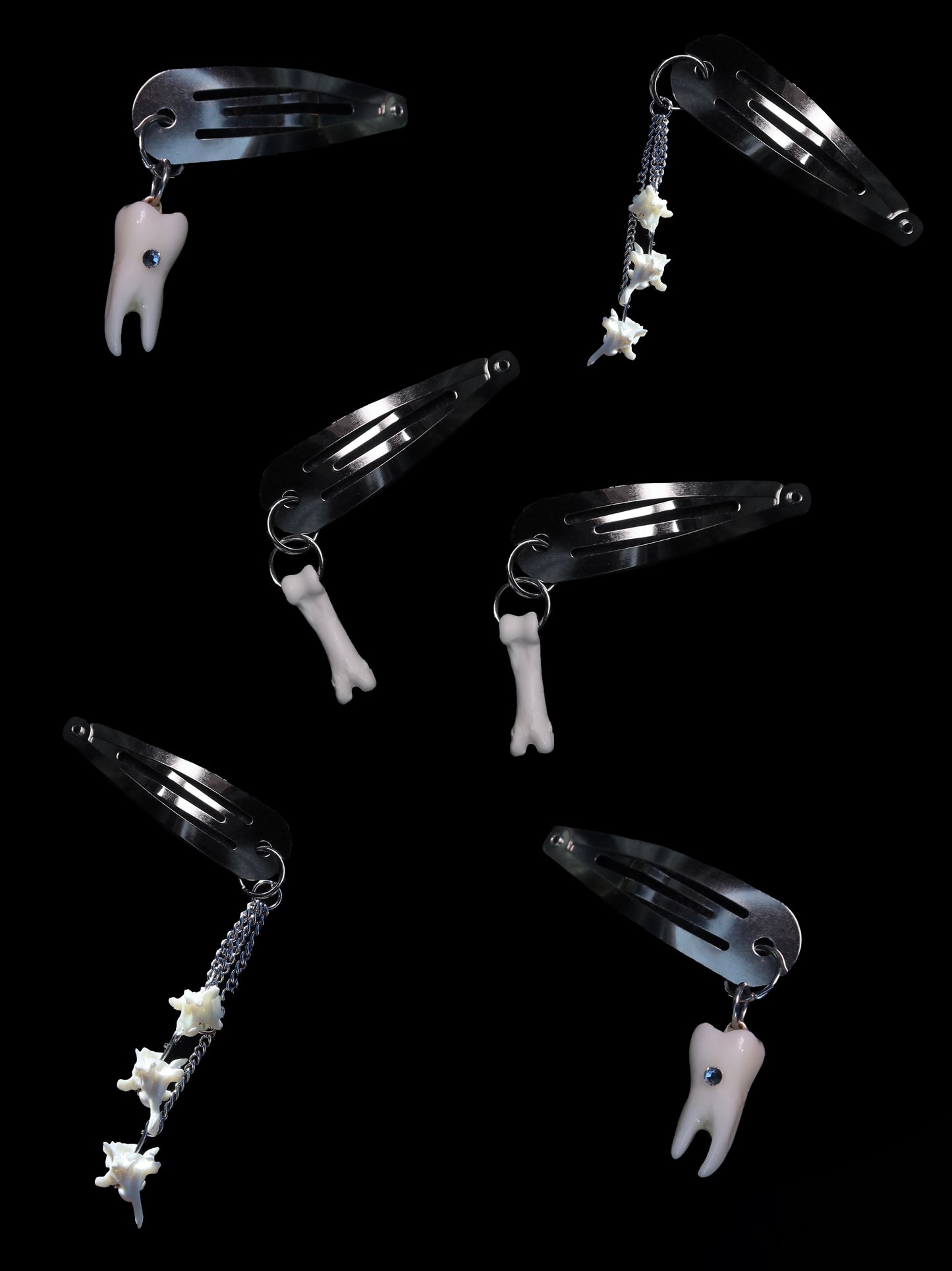 Bone & 🦷 Hair Clips