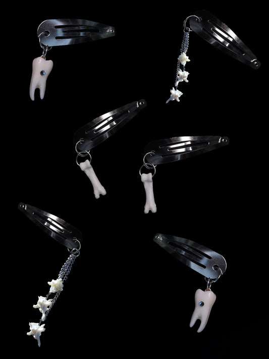 Bone & 🦷 Hair Clips