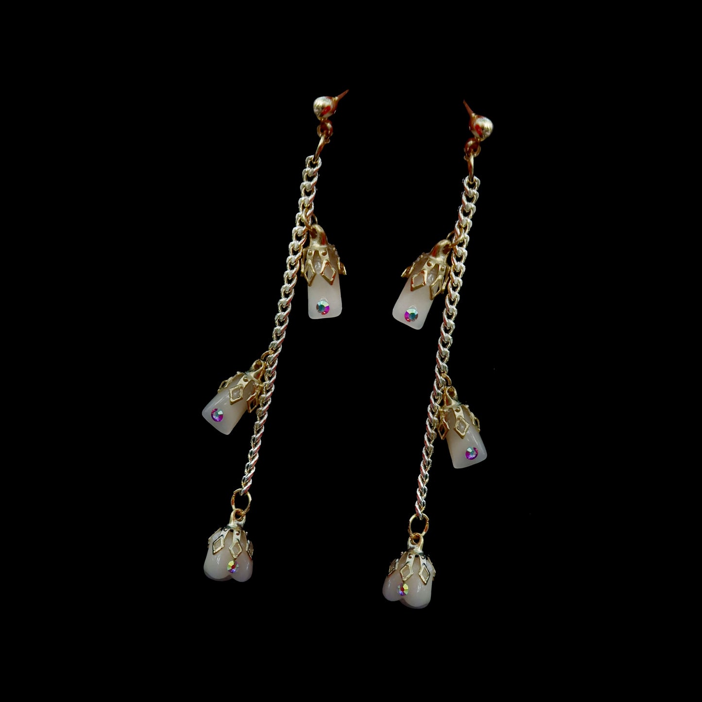 Snaggle Tooth Dangle Earrings
