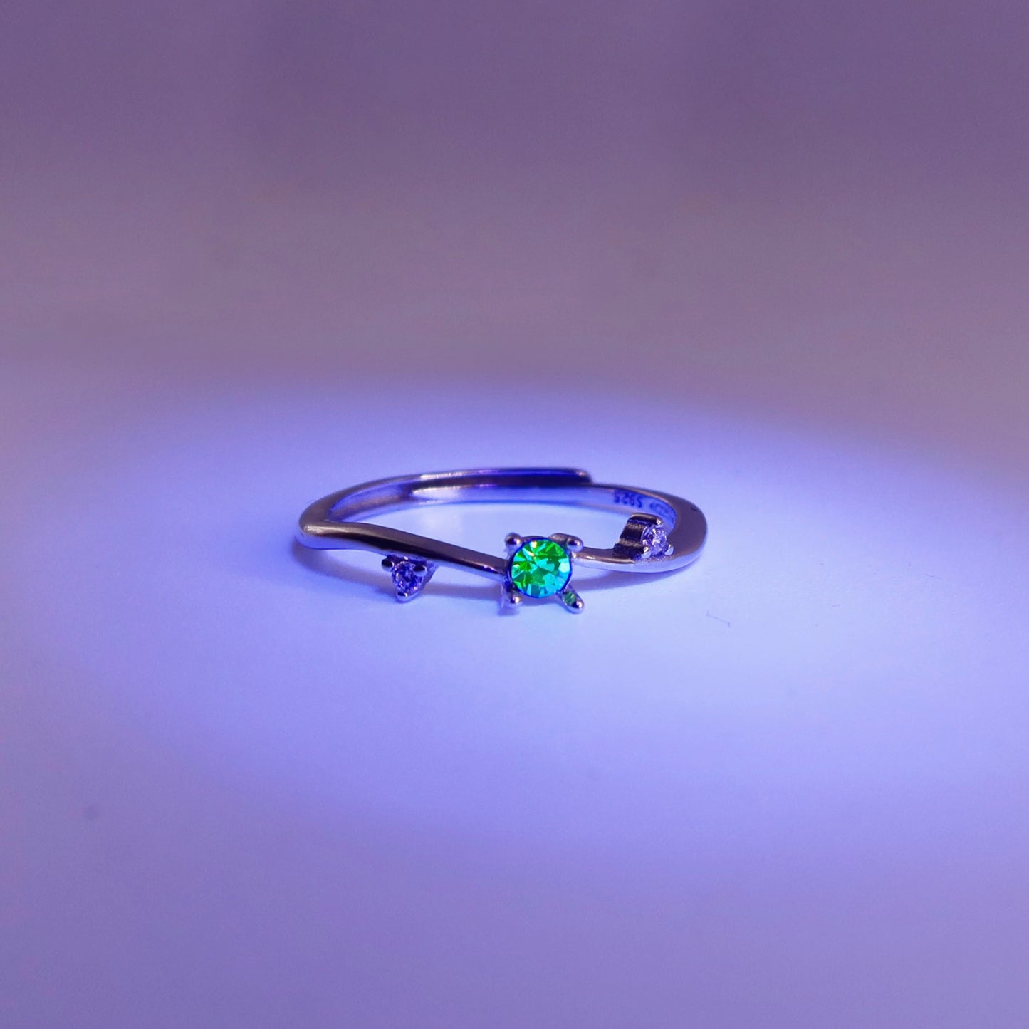 Uranium Glass Ring