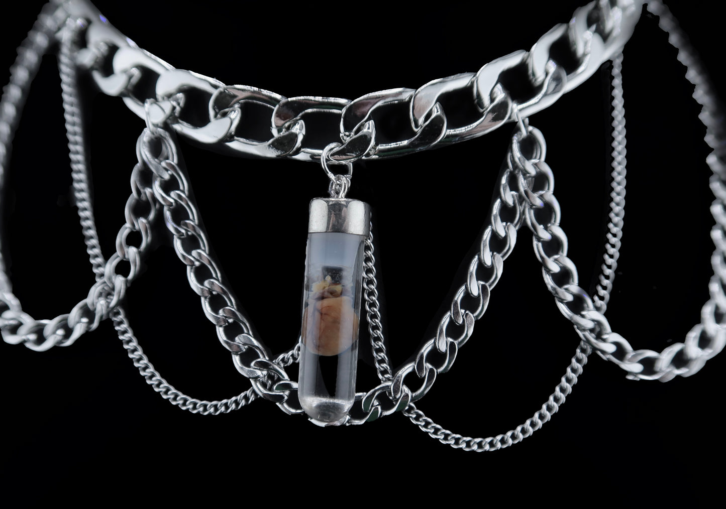 Eat Ur Heart Out Preserved Mouse Heart Choker