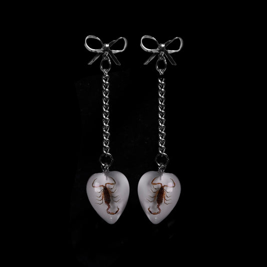 Scorpio Luver Preserved Scorpion Earrings