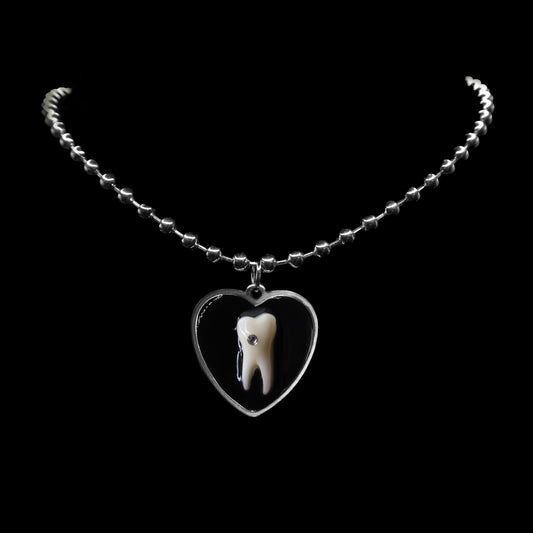 Filled Cavity Ball Chain Choker