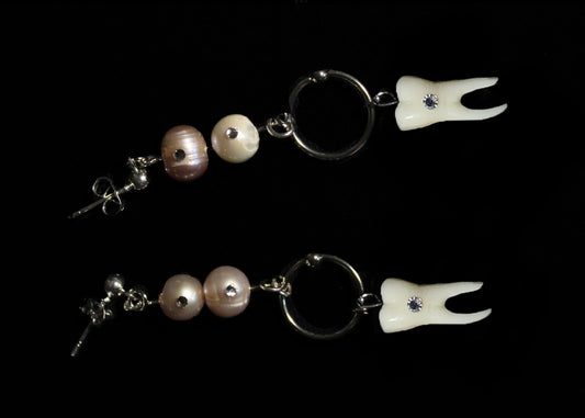You Should Smile More Pearl Earrings