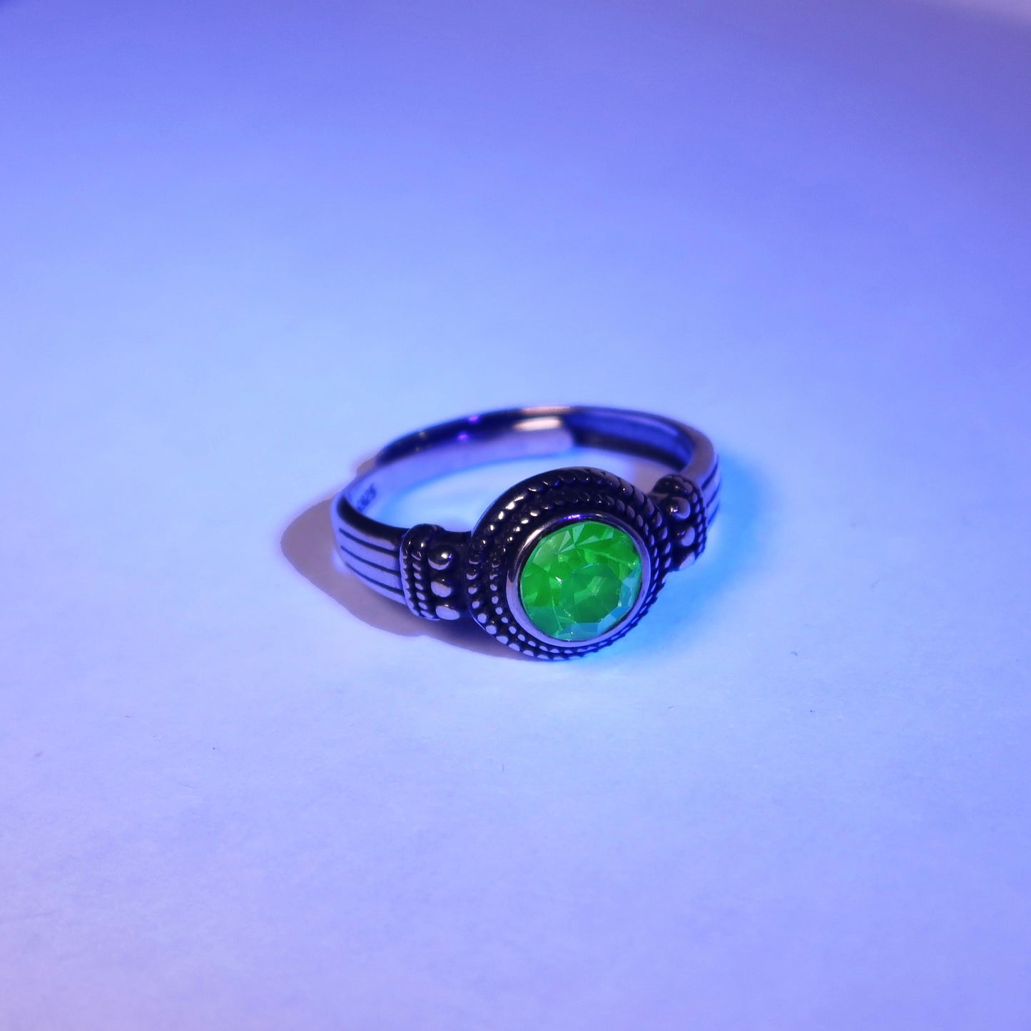 Uranium Glass Ring
