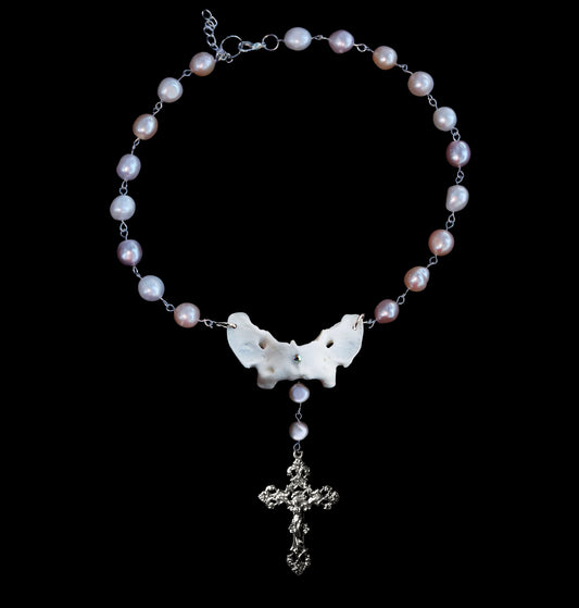 Atlas Bone Pearl Rosary
