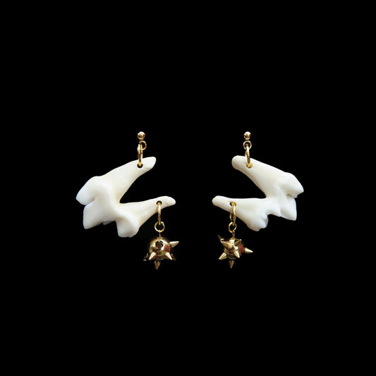 Ares Coyote Molar Earrings