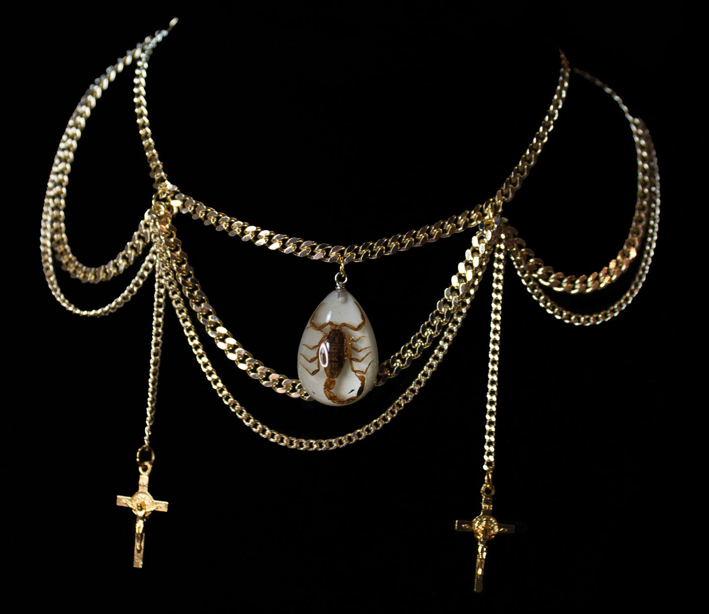 Scorpio 2.0 Choker in Gold