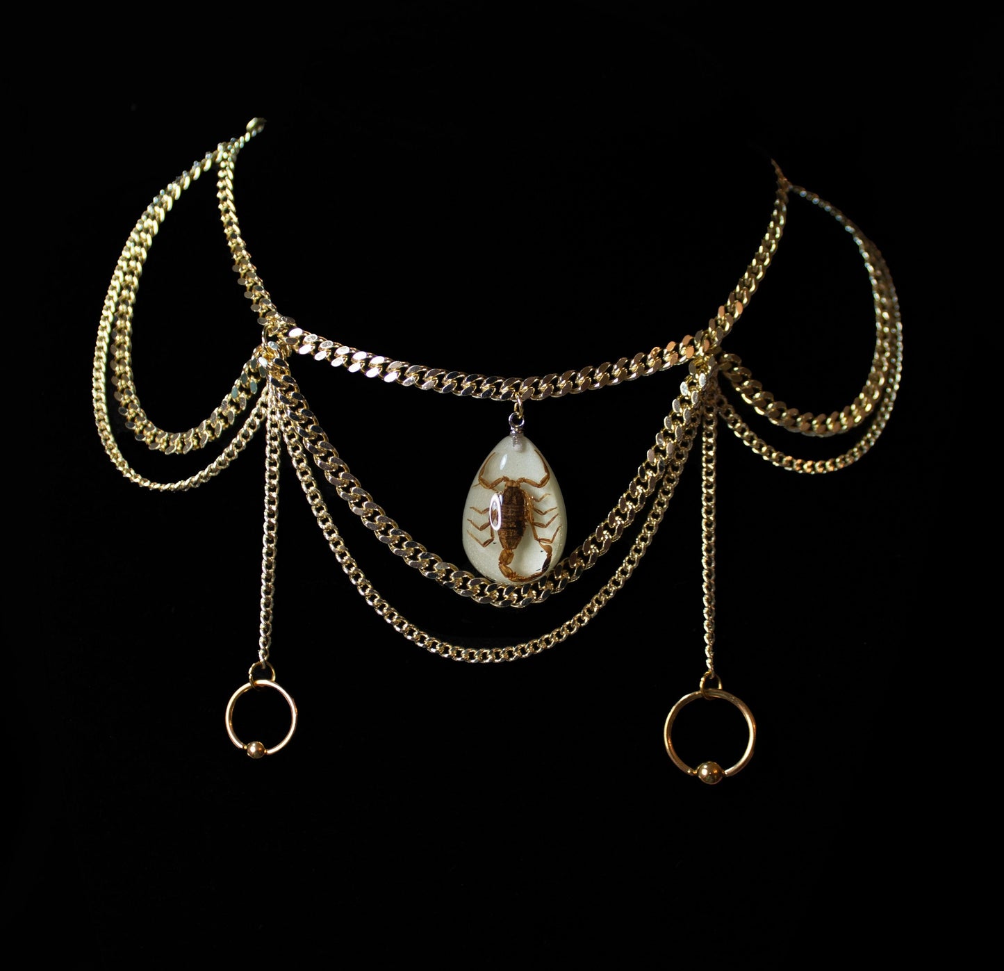 Scorpio 2.0 Choker in Gold