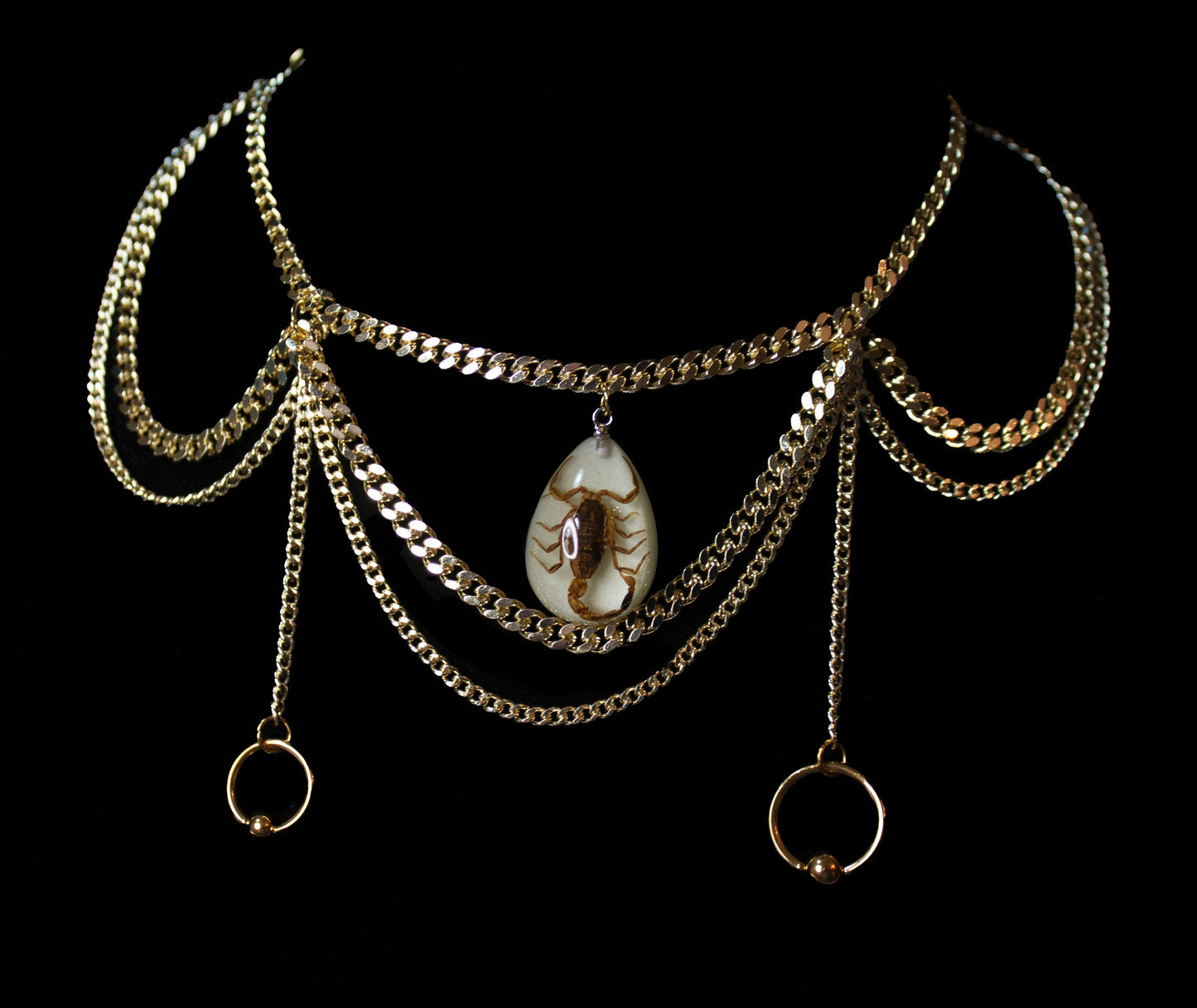 Scorpio 2.0 Choker in Gold