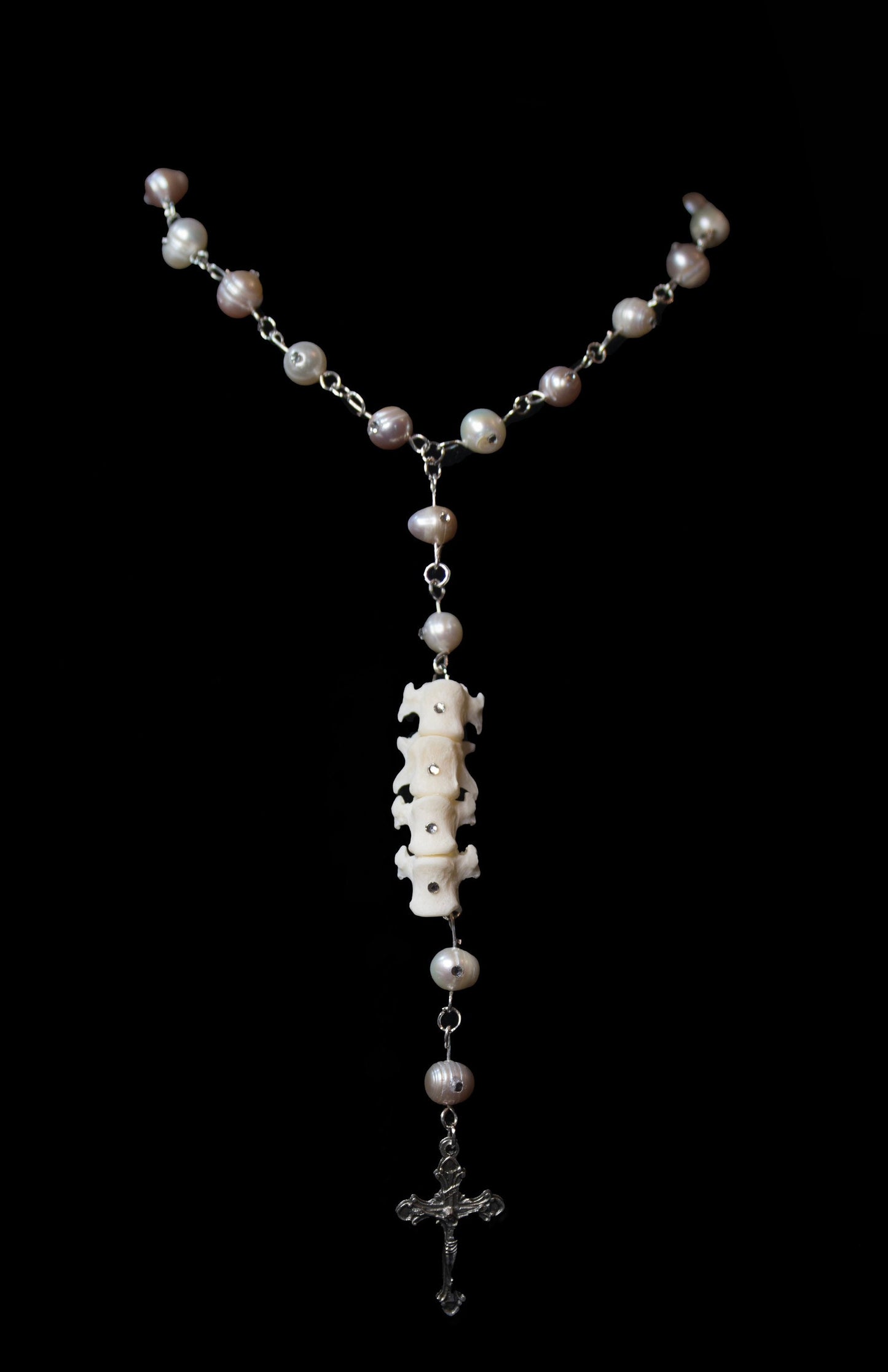 Spineless Pearl Bead Rosary