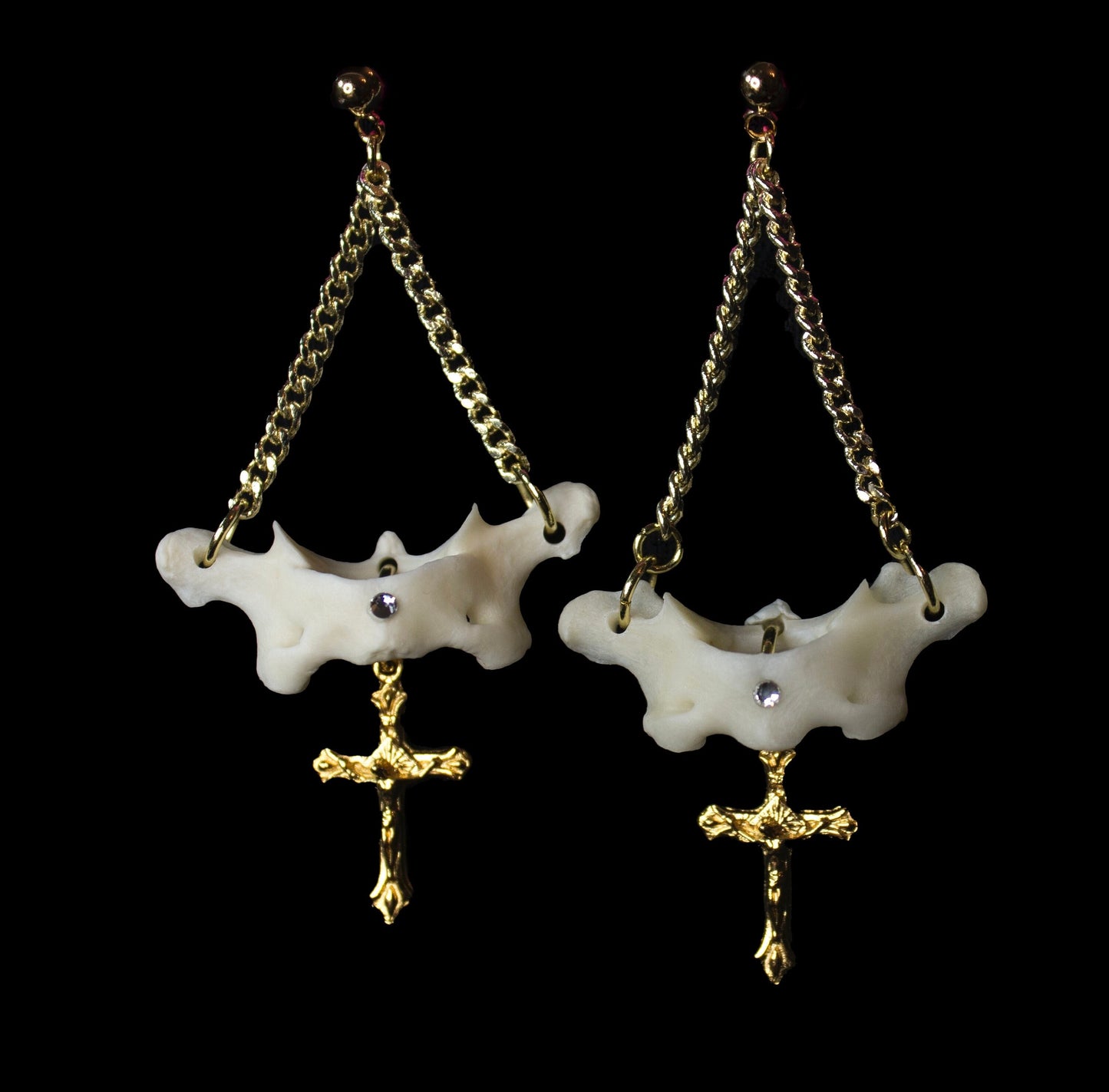 Hold Up the Heavens Atlas Bone Earrings