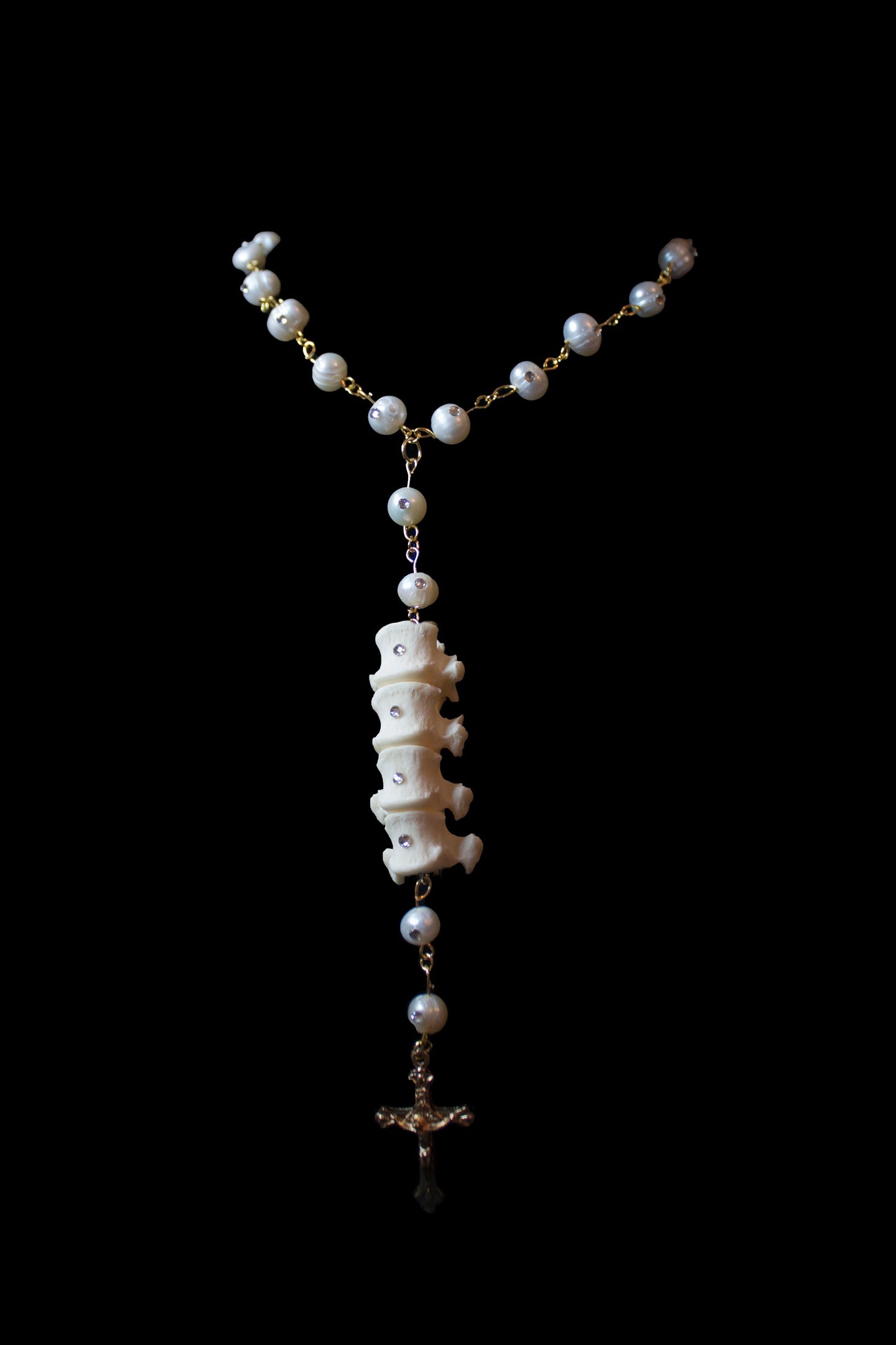 Spineless Pearl Bead Rosary