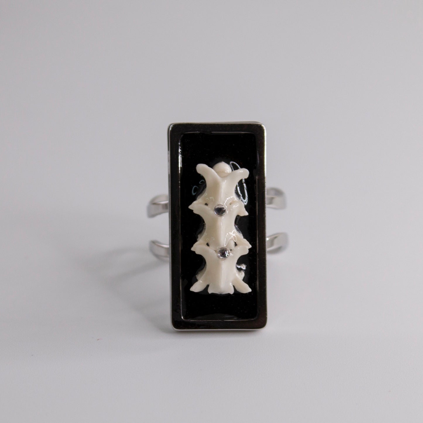 Spineless Rosary Rattlesnake Spine Ring