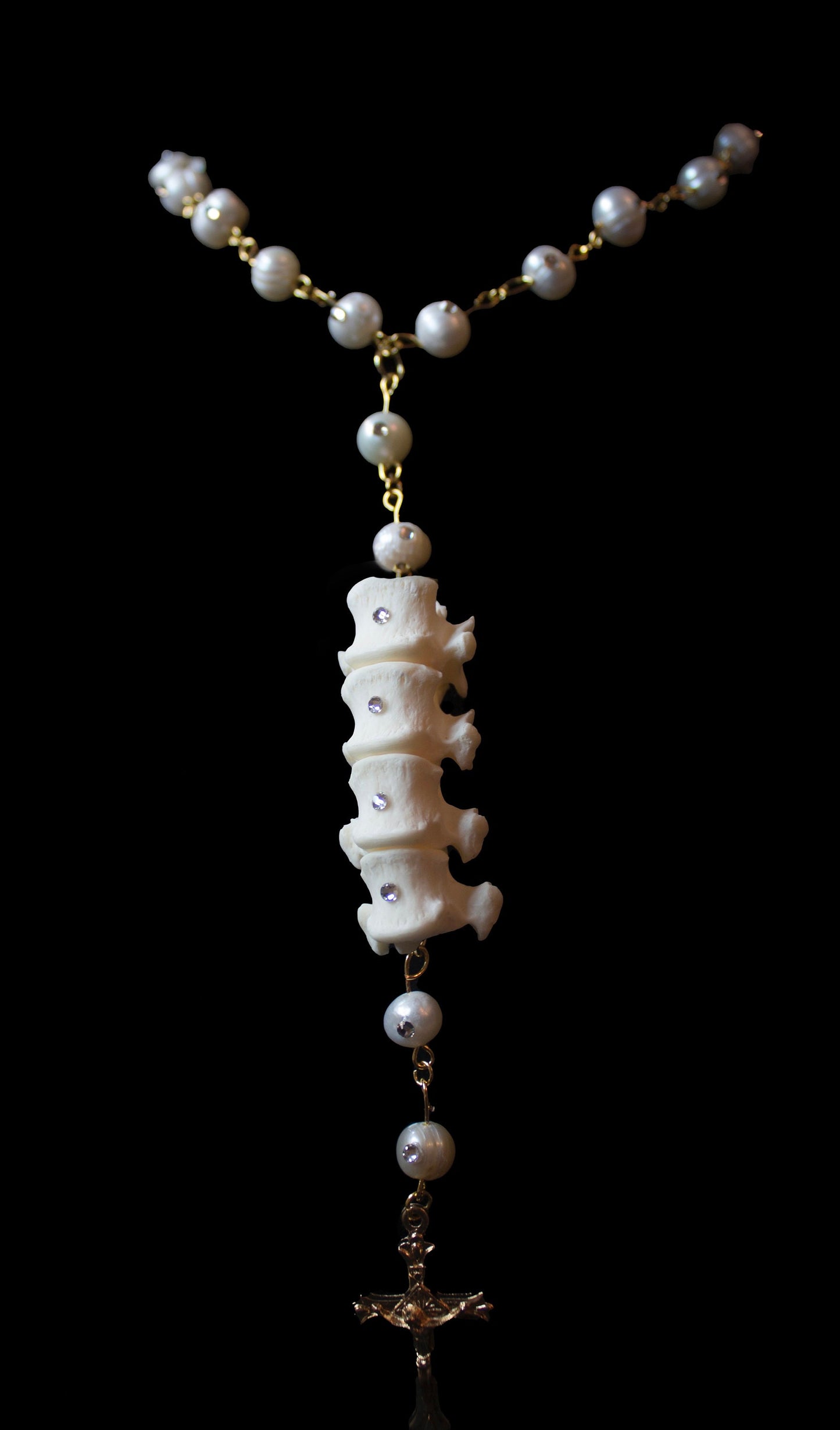Spineless Pearl Bead Rosary