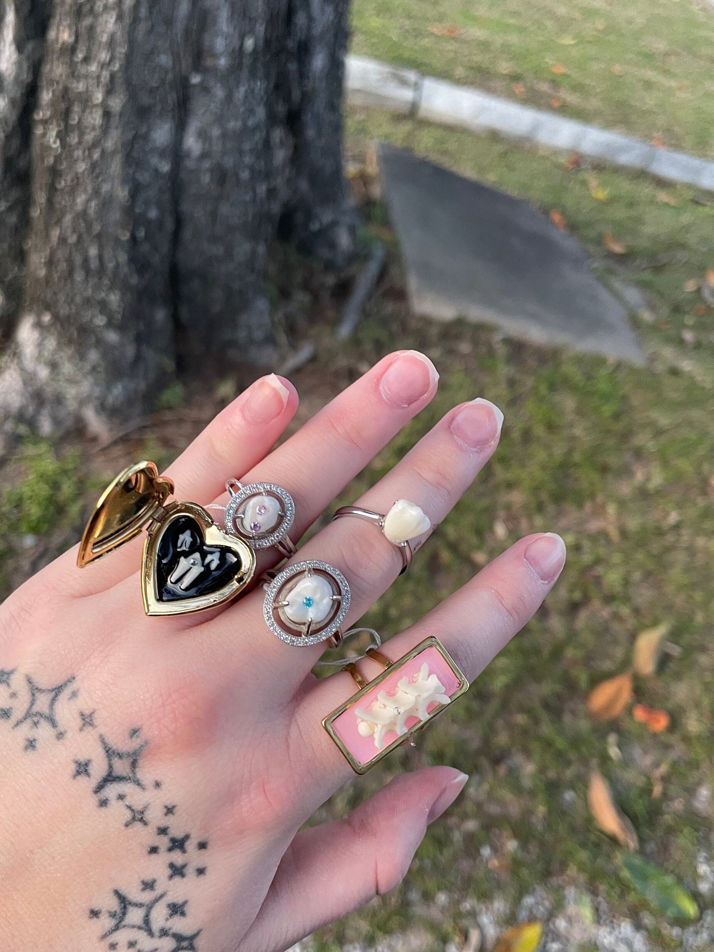Loose Tooth Locket Ring