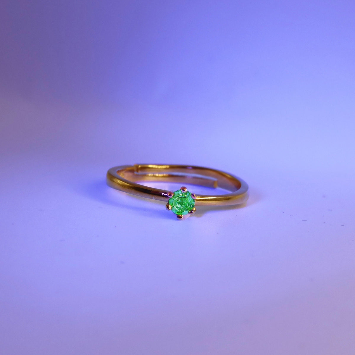 Uranium Glass Ring